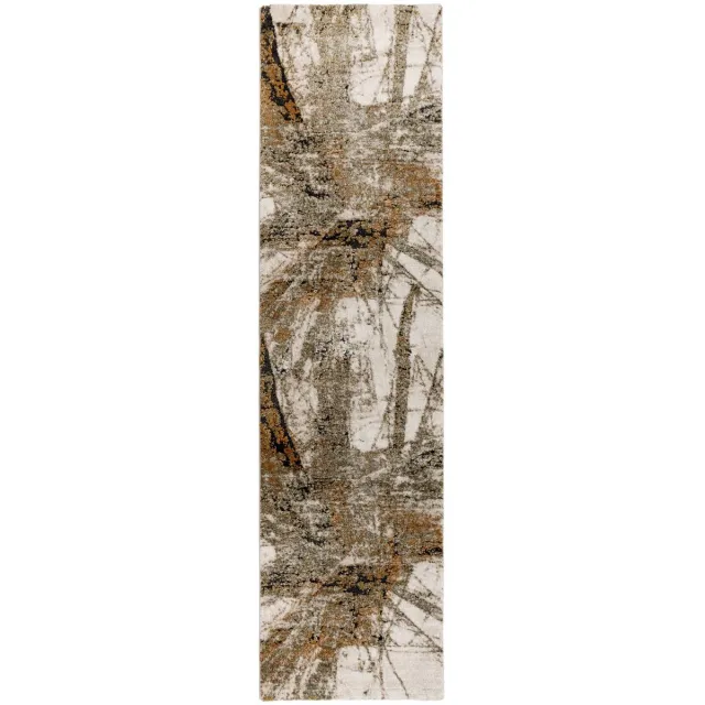 Meghan Lalee Vloerkleed Bologna 460 groen – 80 x 300 cm – polypropyleen & polyester, machinegeweven
