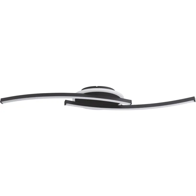 Eglo Lungolago Plafondlamp - LED - 74 cm - Zwart/Wit