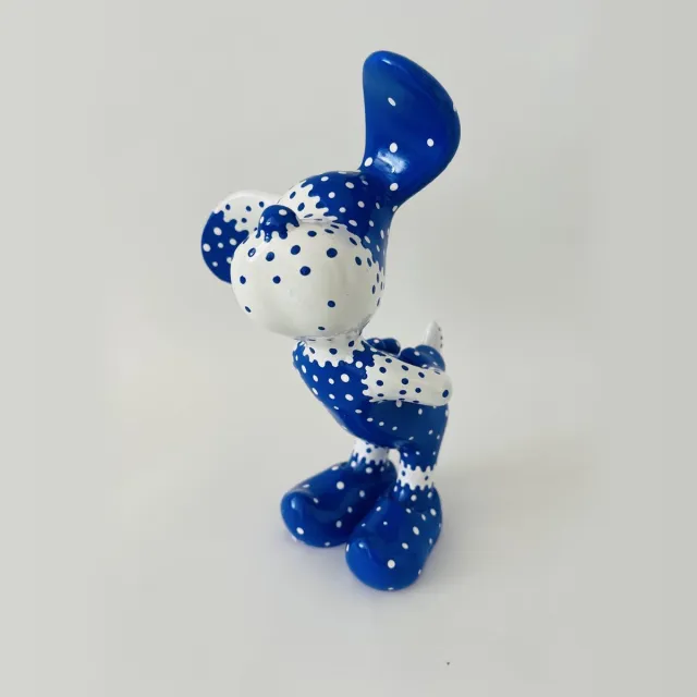 Jacky Zegers beeld Lot jz61 - 19 cm Blauw en wit