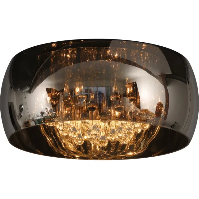 Lucide PEARL - Plafonnière (Plafondlamp) - Ø 50 cm - 6xG9 - Chroom