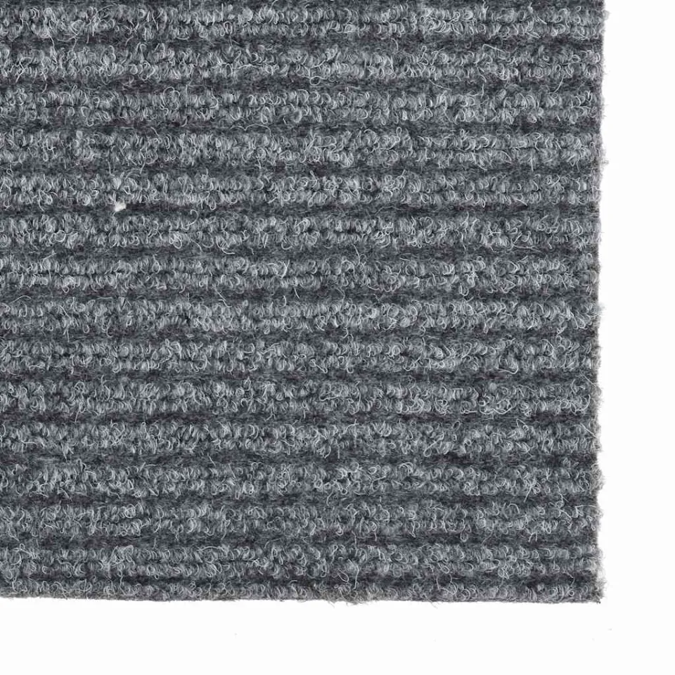 vidaXL Droogloopmat 100x450 cm grijs, foto 4