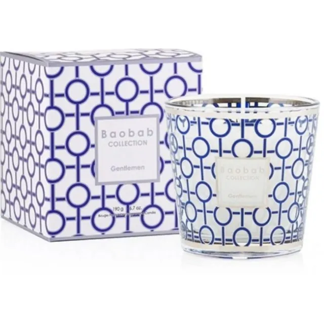 Baobab Collection - My First Baobab Gentlemen - Geurkaars - Max 8 Blauw
