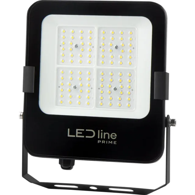 LED Line LED Breedstraler IP66 - Zwart PRIME - Schijnwerper 120 Graden - 50W 7000Lm - 4000K 840 Helder wit | 5 jaar garantie Donkergroen