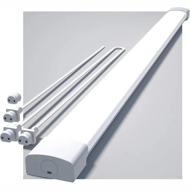 MODLICHT LED Vochtbestendige Lamp - LED Batten 120cm - 36W 4000LM - 5000K Koud Wit - IP65 - LED TL Armaturen - flikkervrij - voor Garage, Werkplaats & Kelder - Koppelbaar