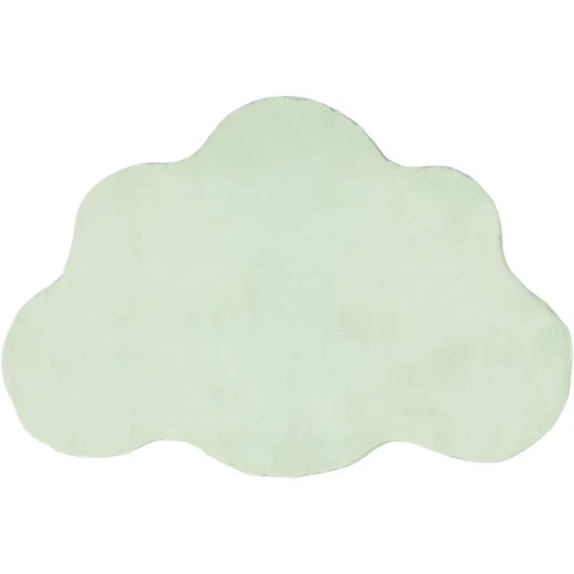 Beliani PARSON - Vloerkleed - Lichtgroen - 80 x 120 cm - Kunstbont