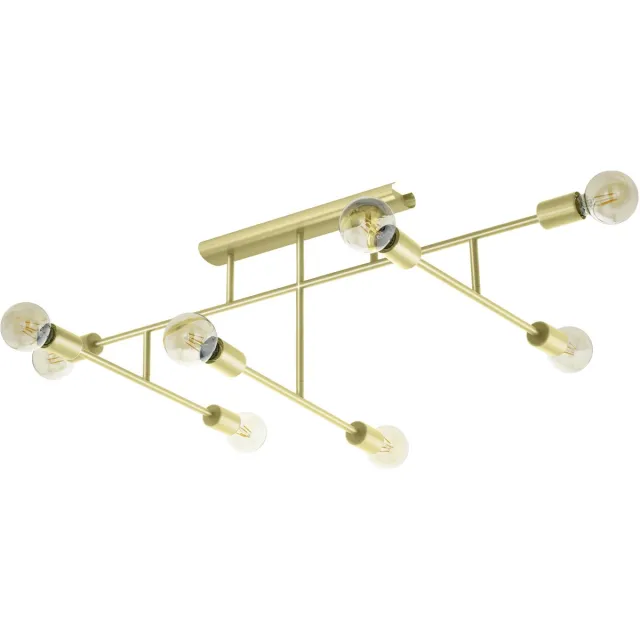 EGLO Belsiana 1 Plafondlamp - E27 - 118 cm - Koper Goud