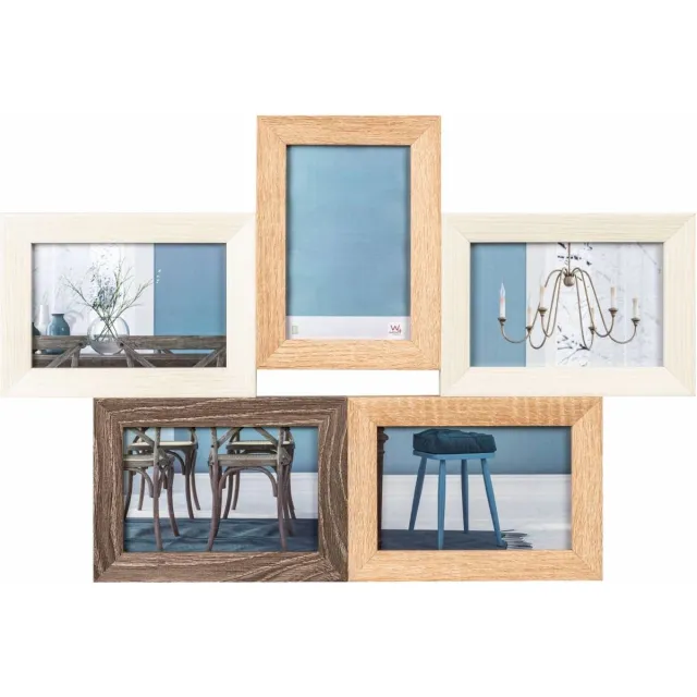Walther Fiorito - MDF Houten galerij frame - Fotoformaat 5x10x15 cm - Gemengde Kleuren