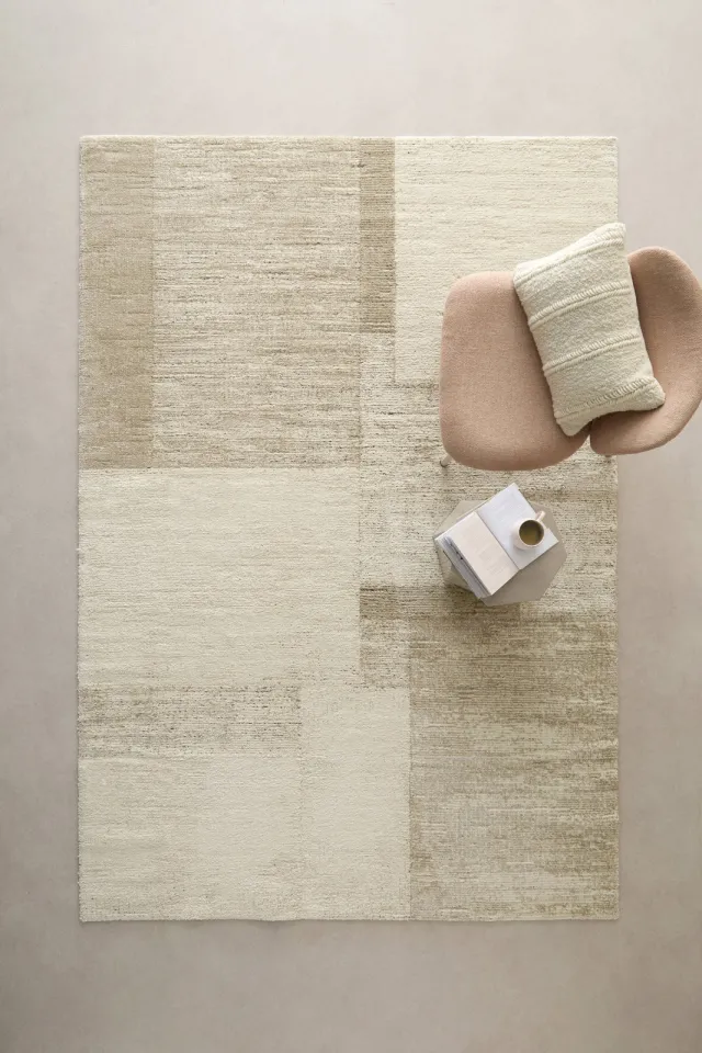 NOUS Living vloerkleed crème/beige