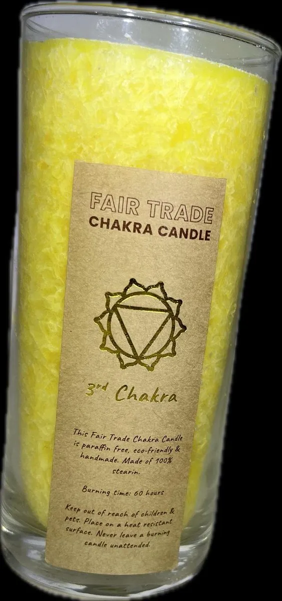 mountain-giftshop Chakra kaars geel 3de chakra