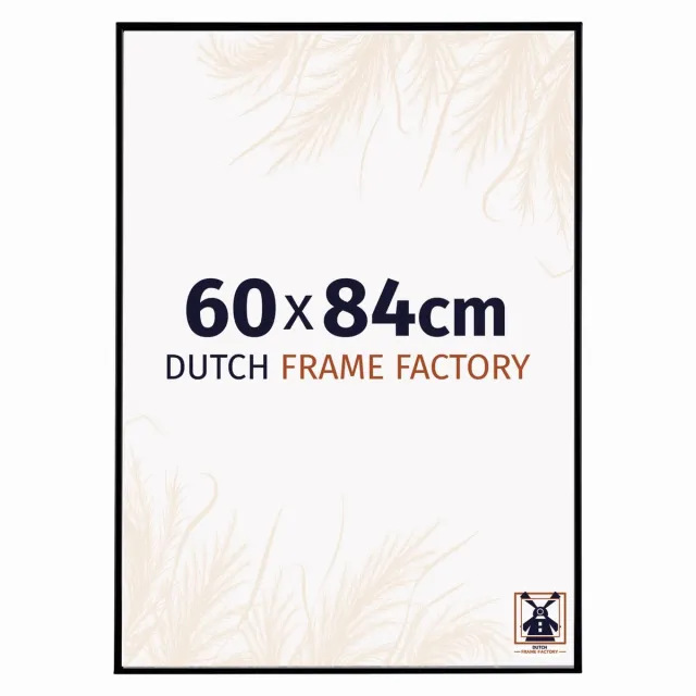 Dutch Frame Factory Fotolijst 60x84 cm - Kunststof - Zwart Mat - Easy