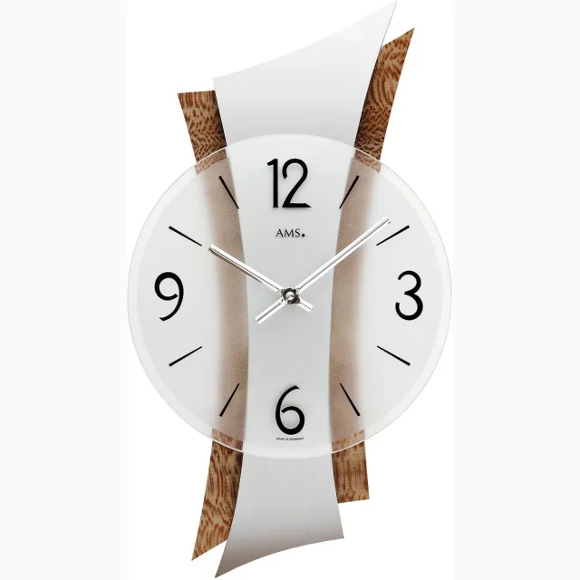 AMS Wandklok AMS - 9401 Bruin