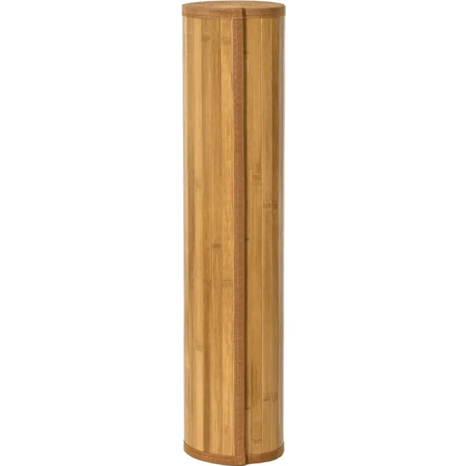 vidaXL Vloerkleed rechthoekig 100x200 cm bamboe naturel Bruin
