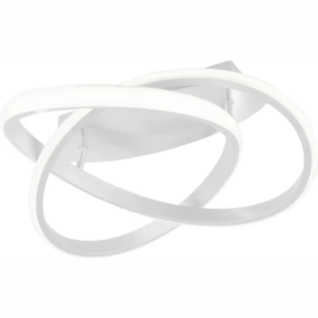 RL LIVE YOUR LIGHT REALITY COURSE - Plafondlamp - Wit mat - incl. 1x SMD 18W - Dimbaar met schakelaar - Plafondbevestiging - Niet geschikt voor externe dimmer - 4000K