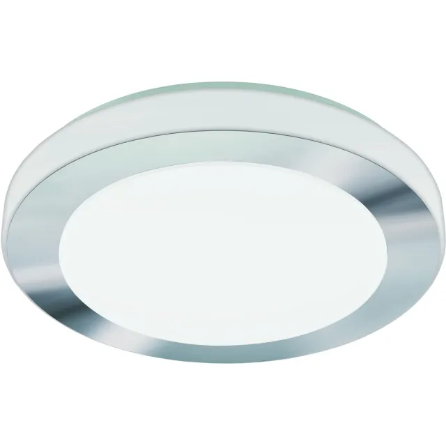 EGLO Batholino Led Carpi - Wand/Plafondlamp - 1 Lichts - Ø30 cm - Wit, Chroom - Wit