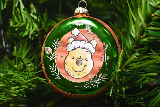 Disney Pooh glazen disc ornament Diversen
