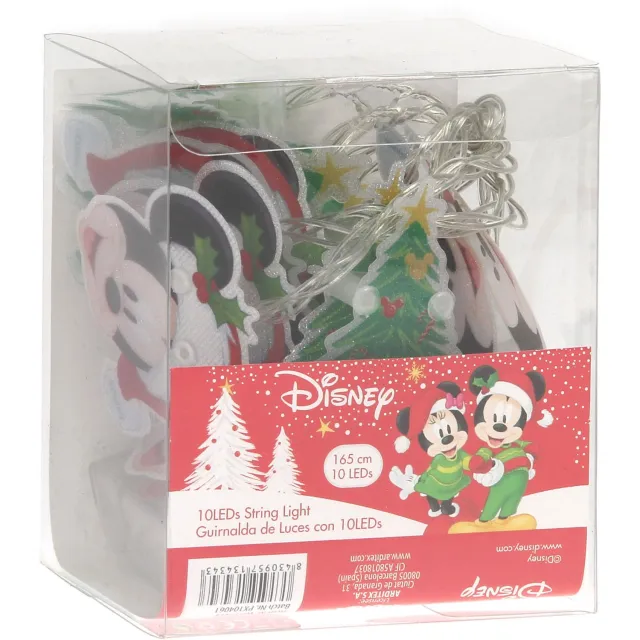 Mickey Mouse LED-lichtkrans Mickey Mouse Happy smiles 165 cm