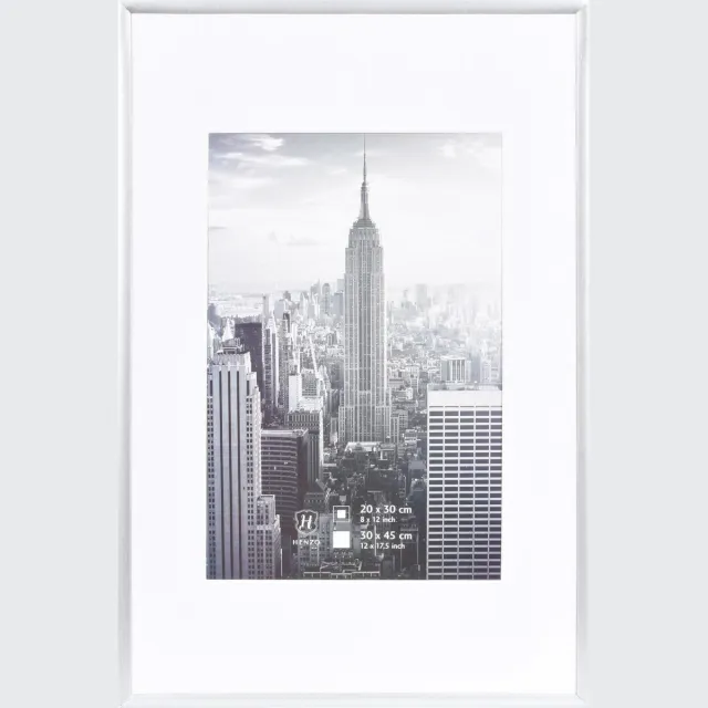 Henzo Fotolijst - Henzo - Manhattan - Fotomaat 30x45 cm - Zilver