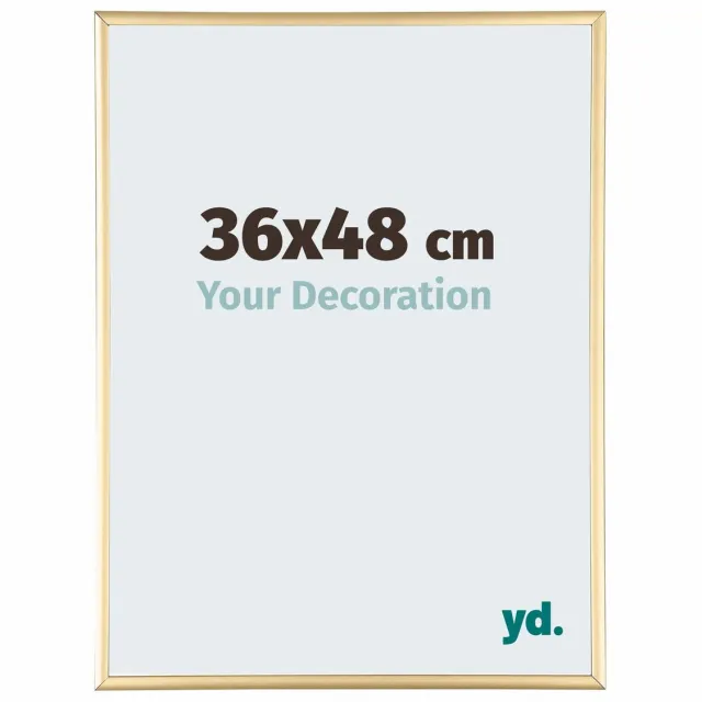 yd. Your Decoration - Fotolijst 36x48 cm - Aluminium - Goud - Kent