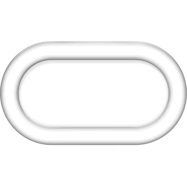 Expo Trading ETH Lois led plaf ovaal 3 step dimming 2700k 12w ip44 wit 30cm + mem. 888L