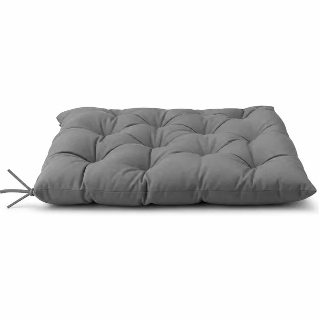 Famanu Tuinbankkussen, palletkussen, waterafstotend en UV-bestendig, 100 x 50 x 10 cm, met bevestigingskoorden voor tuinstoelen, ideaal voor comfort en stijl in je buitenruimte