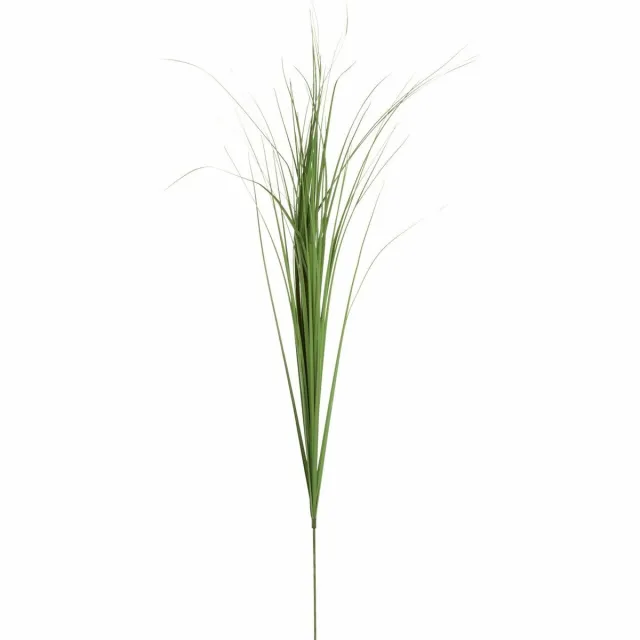 Mica Decorations Rietgras kunstplant losse steel/tak - groen - 99 cm - deco takken Donkergroen