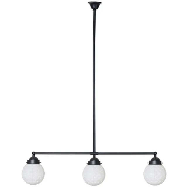 Coloured by Art Moonlight T-lamp 3 lichts Arcade - Art Deco Trade Zwart