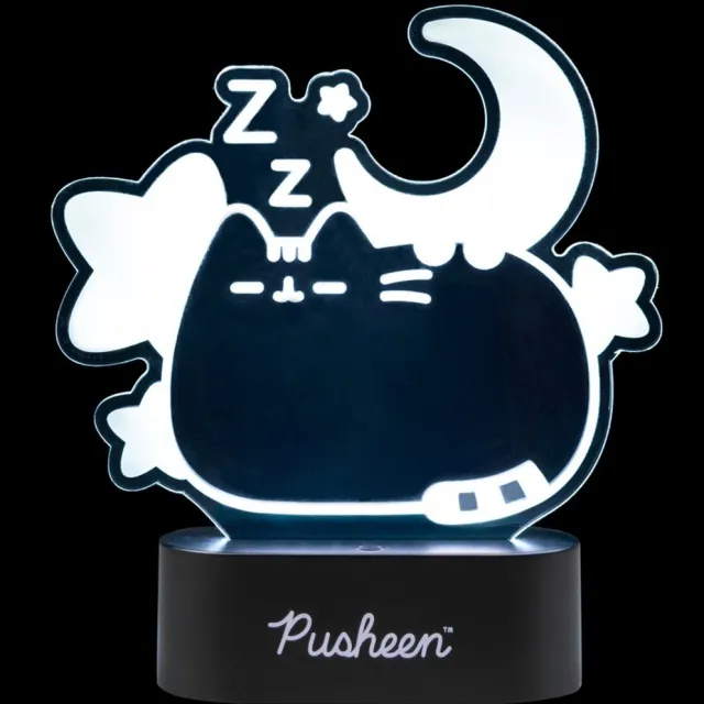 Pusheen , Decoratieve LED Nachtlamp uit de Dreams Collectie, Zwart