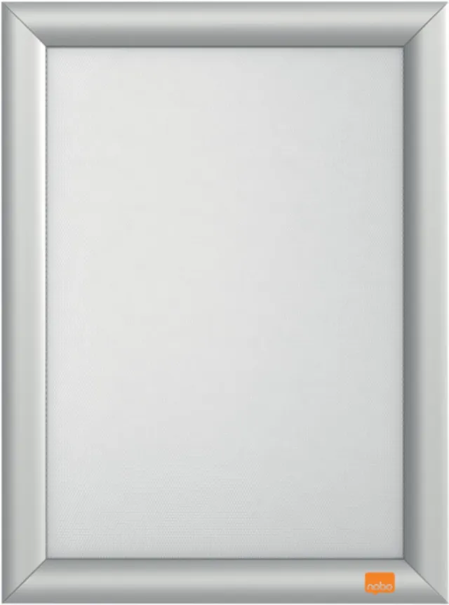 Nobo Impression Pro - A4 Kliklijst - Brandwerend - Zilver - 21 x 29,7 cm