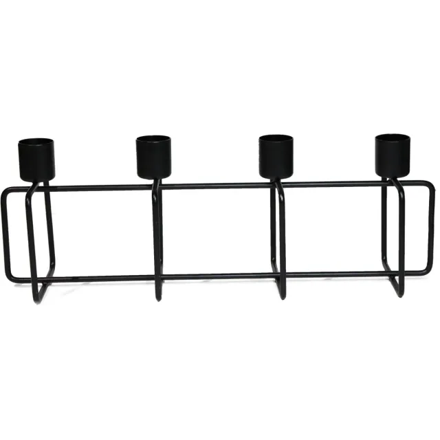 Branded by Branded Kandelaar - Mat Zwart - Kerst