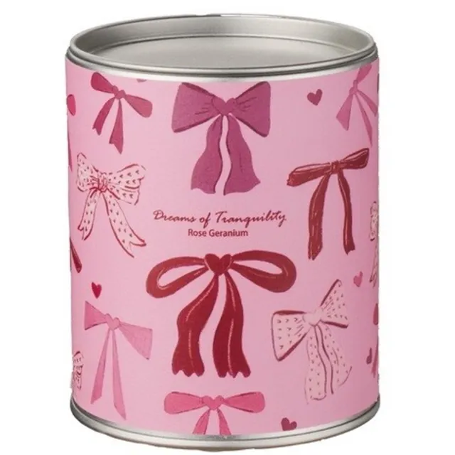 homebound by ky Geurkaars in tinnen doos bows Roze