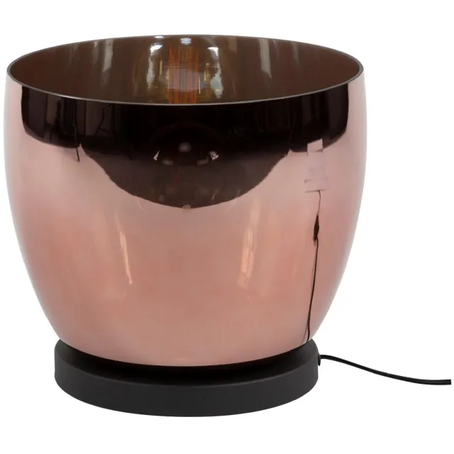 Nest of Nora vloerlamp Davin - Maat L Ø29cm - Met glazen kap - Koper Brons