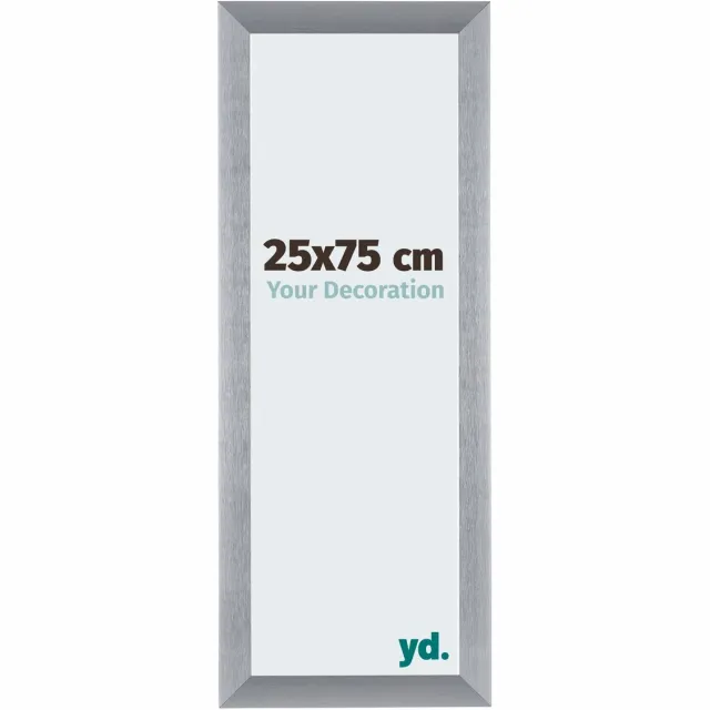 yd. Your Decoration - Fotolijst 25x75 cm - Aluminium - Zilver Geborsteld - Tucson