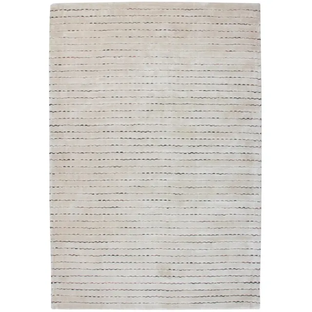 Dutch XXL Wollen Vloerkleed | Tapijt | Prime | Lijnen | Beige/Multi | 80x150 cm