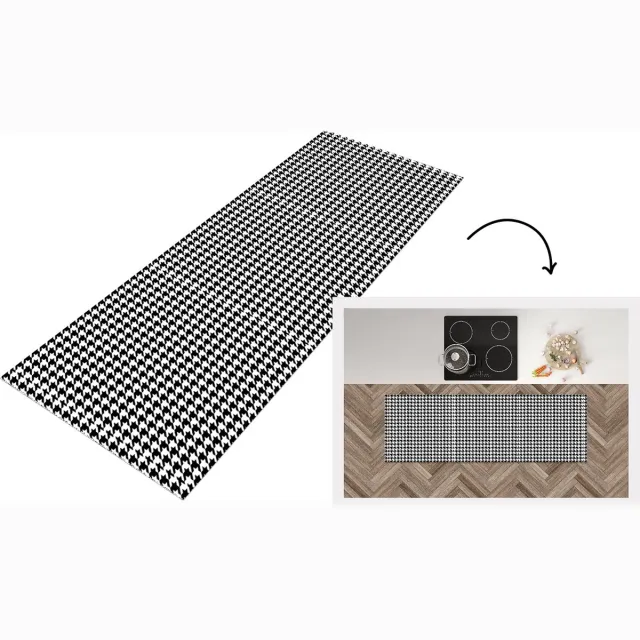 KitchenYeah Keukenloper - Loper keuken - Geometrie - Patronen - Abstract - 180x60 cm - Keukenloper vinyl Multicolor