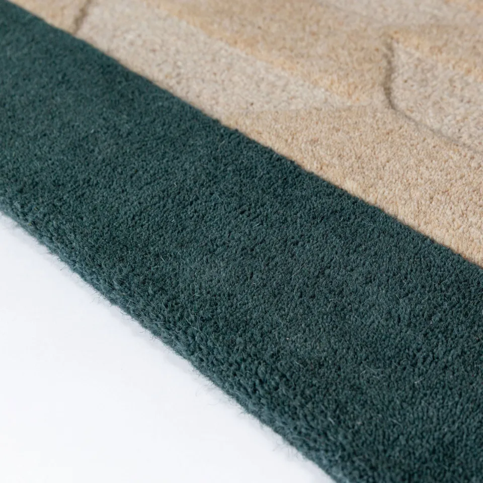 Flair Rugs wollen vloerkleed blauw, foto 4