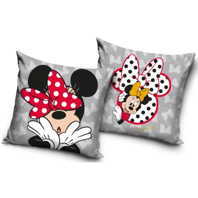 Disney Minnie Minnie Mouse sierkussen Strik 40 x 40 cm Geel