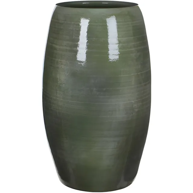 Mica Decorations Bloemenvaas Lester - groen - glanzend - keramiek - 50 x 30 cm - vaas