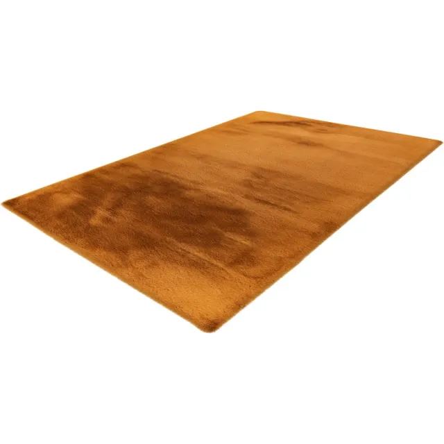 Lalee Heaven - Vloerkleed - Tapijt – Karpet - Hoogpolig - Superzacht -comfy Fluffy - rabbit fur- 80x150 cm amber