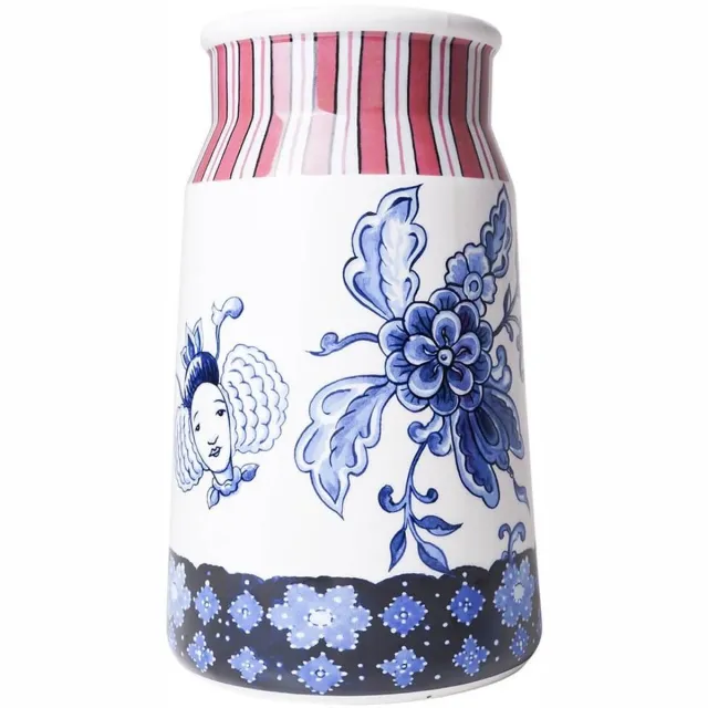 Heinen Delfts Blauw Melkbusvaas The Heritage Collection - Delftse Sits - Keramiek - 20,5 cm Multicolor