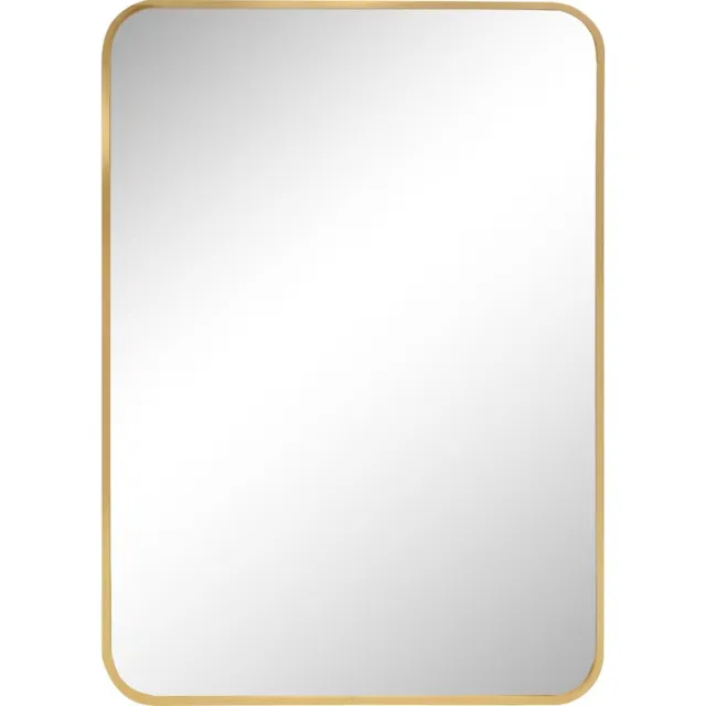 Damn Spiegel met aluminium lijst 50x70cm. Brons