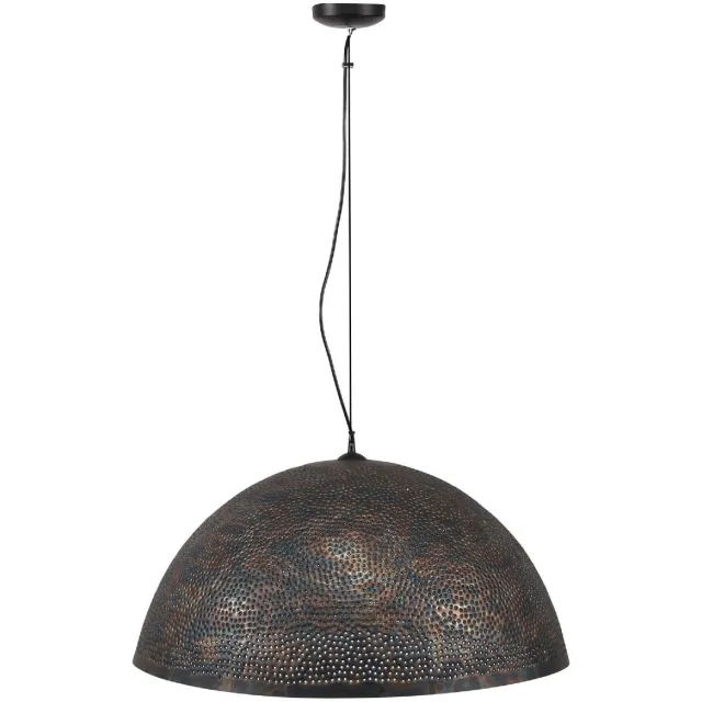 Nest of Nora Hanglamp Riom - Rond Ø70 cm - 1 lichtpunt - Zwart bruin