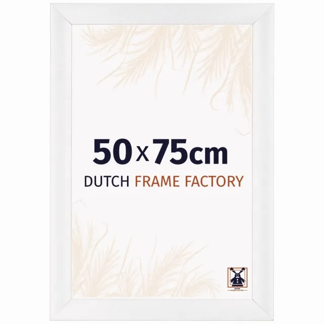 Dutch Frame Factory Fotolijst 50x75 cm - MDF - Wit Hoogglans - Praag