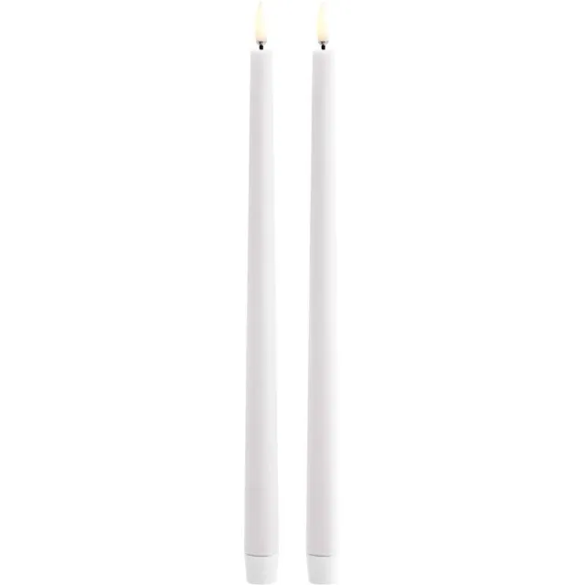 Uyuni LED Tafelkaars Slim-line, Wit - Smooth, Set van 2, 2,3x32cm