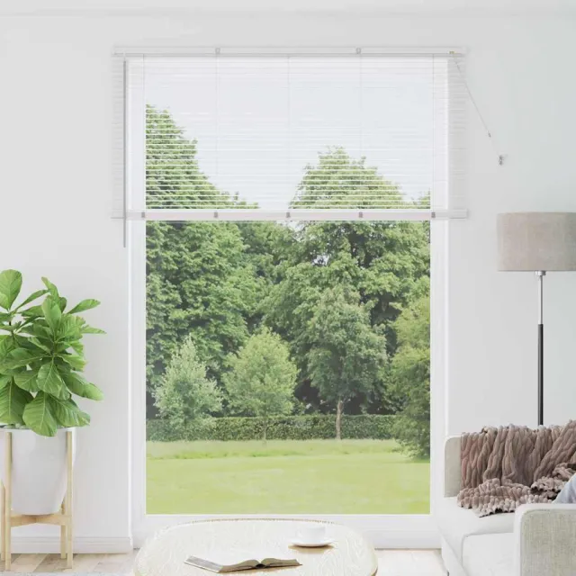 vidaXL Venetiaanse jaloezie Wit 220 x 160 cm 25 mm Aluminium