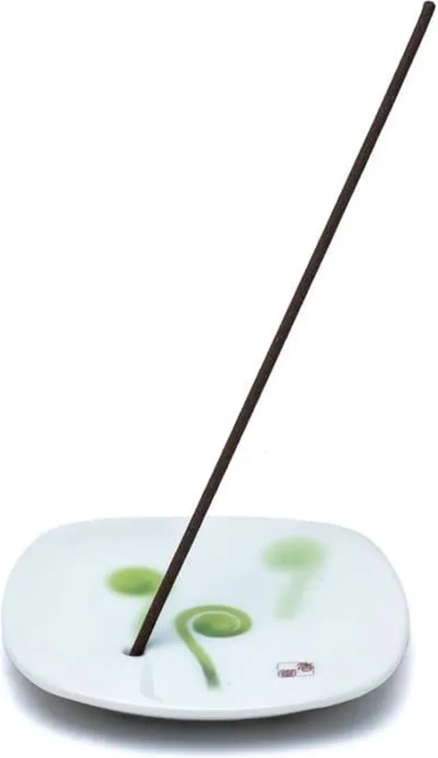 Nippon Kodo japanse wierook wierookhouder - Yume no Yume - vioolvaren - keramiek - 8.2x1.2x8.2cm