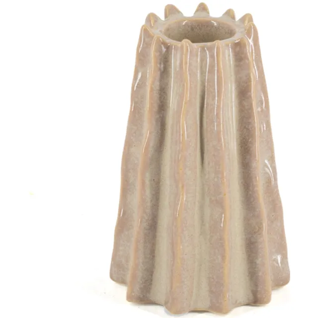 homebound by ky Aardewerk kaarsenstandaard loam beige Multi