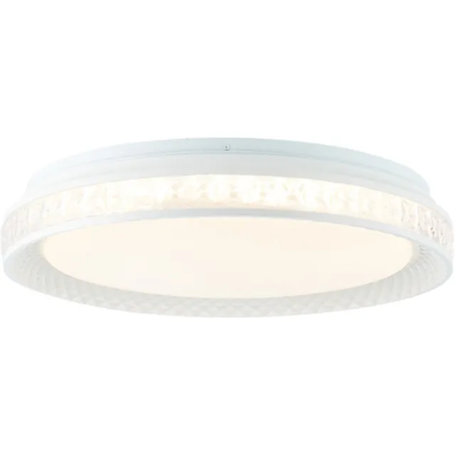 Brilliant Burlie - Plafondlamp - Transparant;Wit