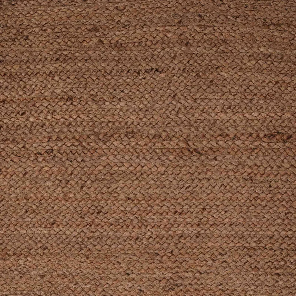 vidaXL Gebied Tapijt Grijs 120 x 120 cm Jute, foto 4