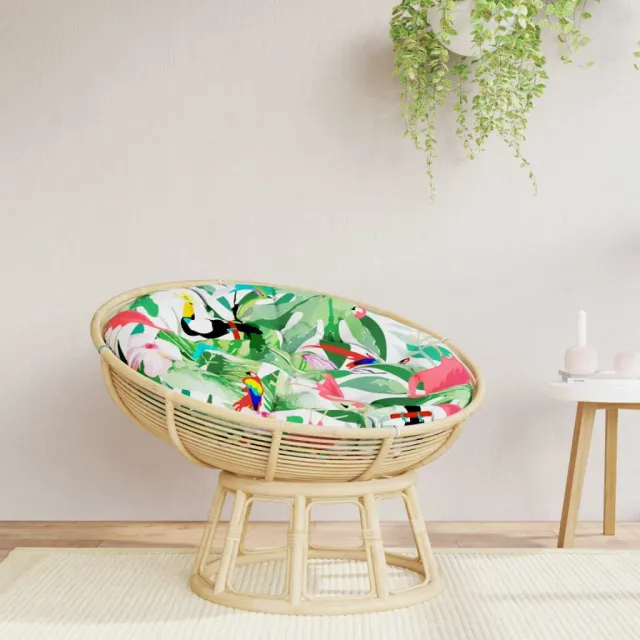 vidaXL Kussen rond Ø 100x11 cm oxford stof meerkleurig