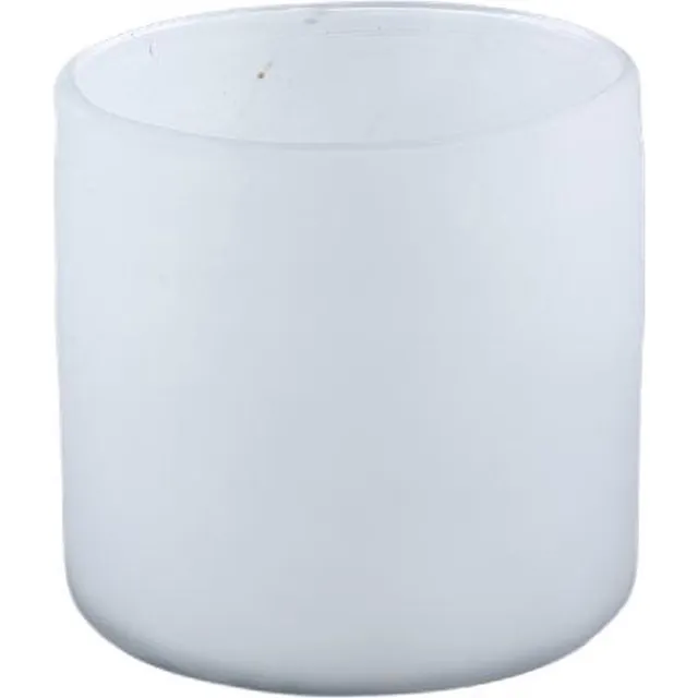 PTMD COLLECTION PTMD Windlicht Kamea - 12x12x12 cm - Glas - Wit